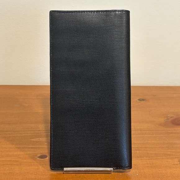 Celine black leather long flap wallet - Picture 3 of 9